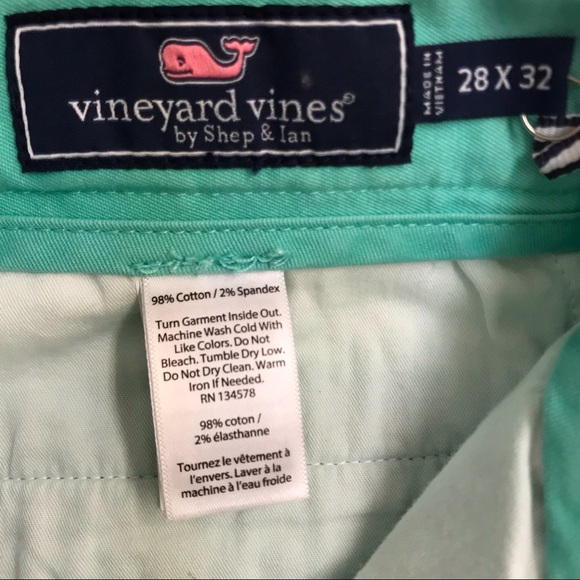Vineyard Vines Green Breaker Pants Mens Size 28x32 - Picture 6 of 8